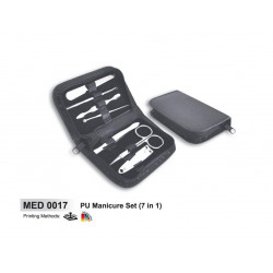 MED 0017 PU Manicure Set (7 in 1)